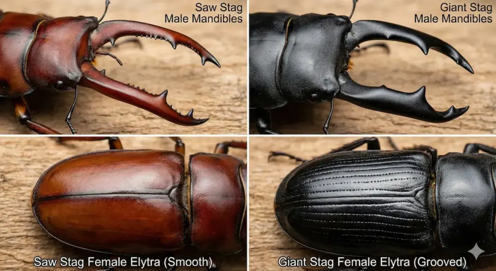 【図解】見た目の違いとメスの見分け方